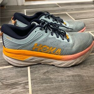 Hoka Women's Running Shoes - Gray and Orange